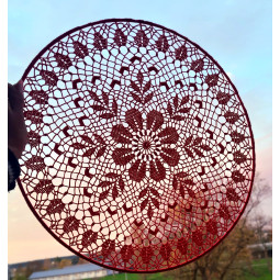 Kopia Mandala "czerwony kwiat" - suwalki florist - Handicrafts