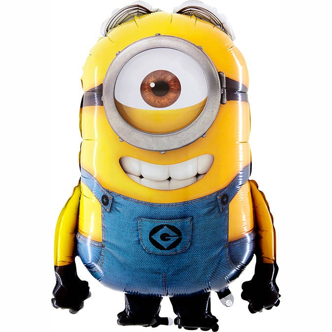 Balon foliowy Minionek Stuart z helem
