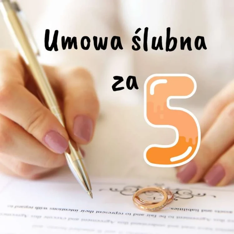 umowa slubna za 5
