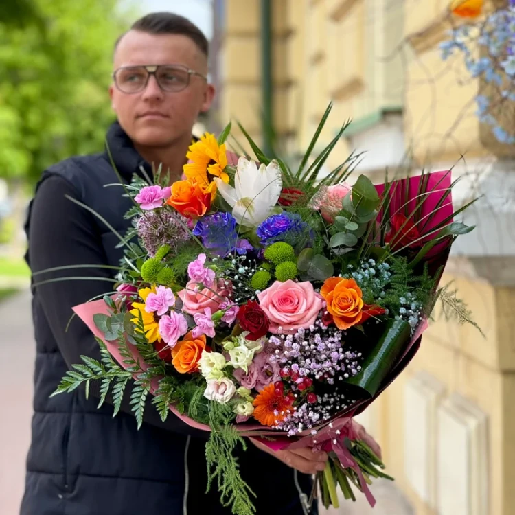 bukiet kolorowa eksplozja