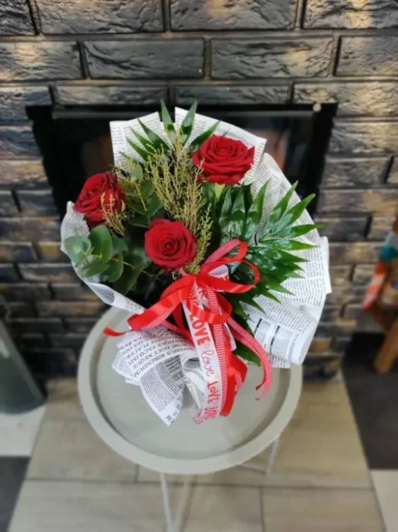 bukiet eleganckie róże