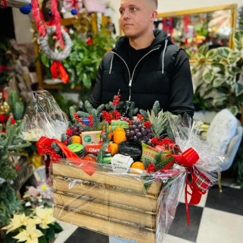 Kosz prezentowy owocowy