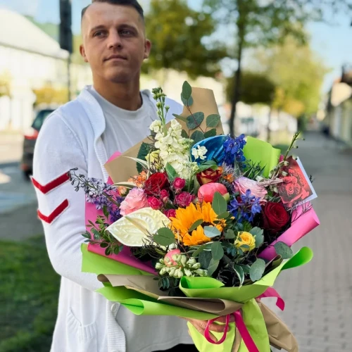 bukiet kolorowa rapsodia