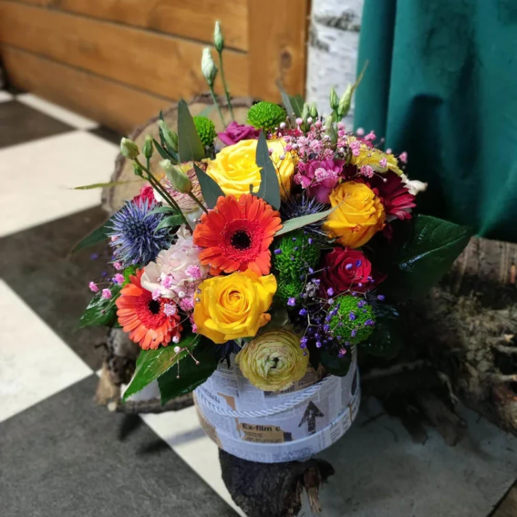 flower box dla przyjaciela