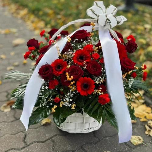 kosz na pogrzeb wieczny spokoj