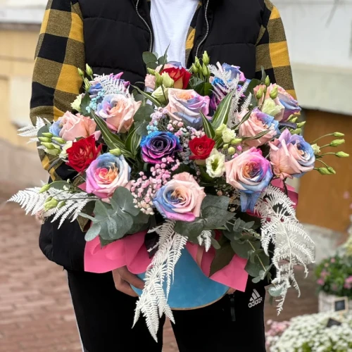 flower box teczowy raj