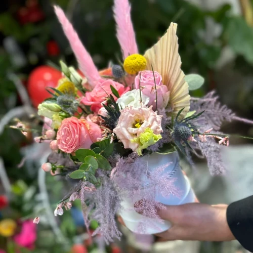 Flower Box rozkoszny Rozmiar kompozycji Podstawowy