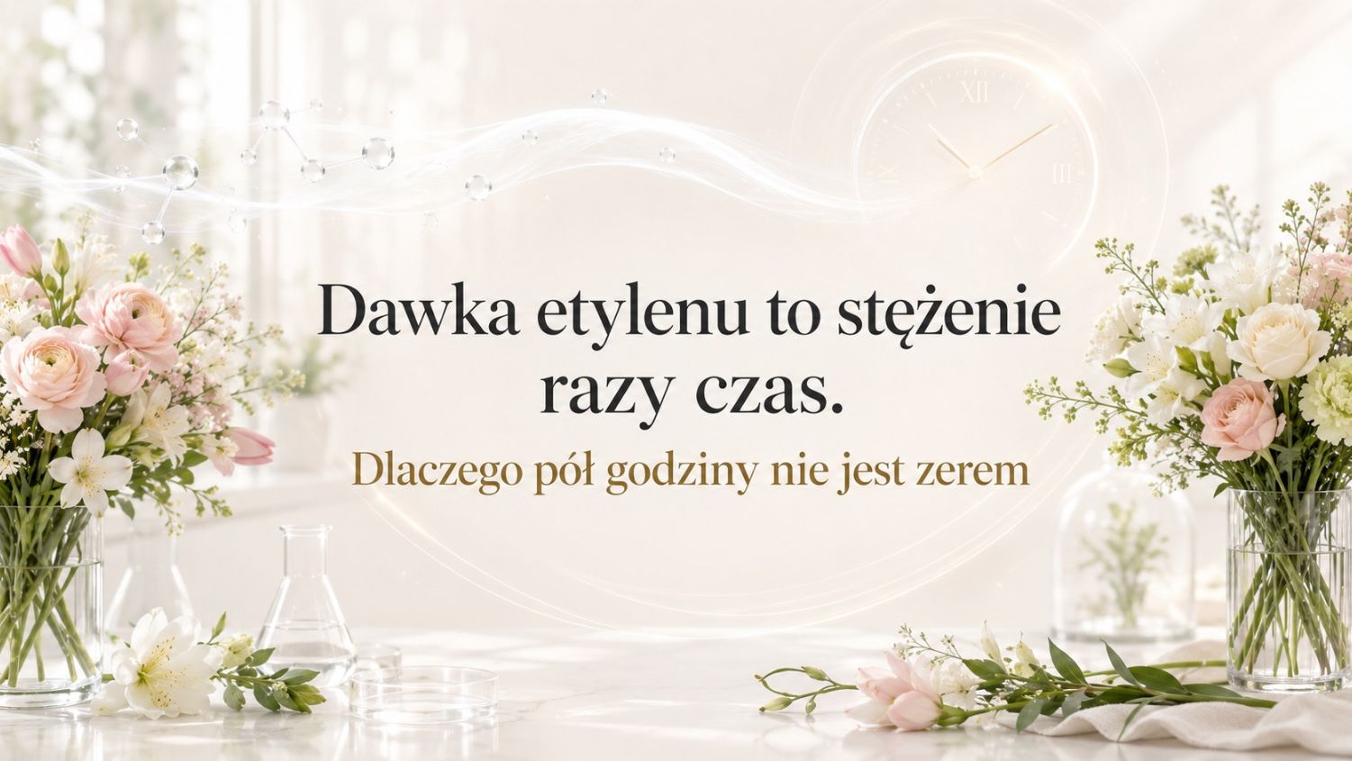 Dawka etylenu: dlaczego liczy się stężenie i czas ekspozycji
